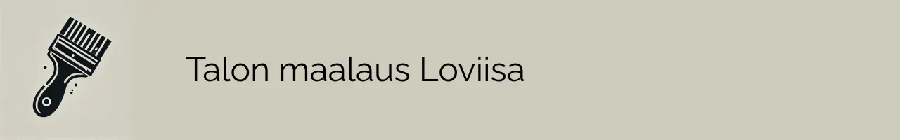 Talon maalaus Loviisa